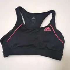 adidas スポーツブラ ブラック ピンクのサムネイル