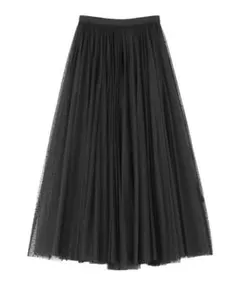 現行完売品★JENNEジェンヌ 2WAYチュールドットスカート M（リボンなし）