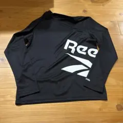Reebok 키즈 긴팔 러쉬 가드 블랙 150cm