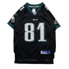 00s リーボック NFL イーグルス ゲームシャツ 黒 レディースM相当 古着