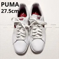 PUMA SOFTFOAM+ ホワイト/レッド スニーカー 27.5cm