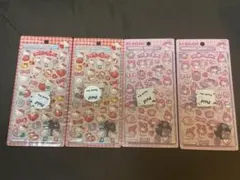 【国内正規品】ボンボンドロップシール ハローキティ マイメロディ 4枚セット