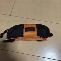 美品　BRIEFING ゴルフ　ボールケース　ポーチ　 オレンジのサムネイル