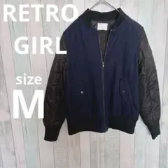 レトロガール　ドッキングMA-1 かっこいい　シンプル　あったかのサムネイル
