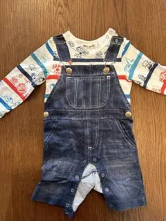 PEANUTS×B:MING スヌーピーロンパース Sサイズ　70〜80サイズ
