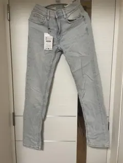 【ZARA】新品未使用品ストレートデニム サイズ36 ライトブルー