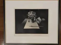 マリオ・アバティ銅版画　静けさの1ページ　作家保存用サイン14/16 元箱有 マリオ・アバティ銅版画 静けさの1ページ 作家保存用サイン14/16 元箱