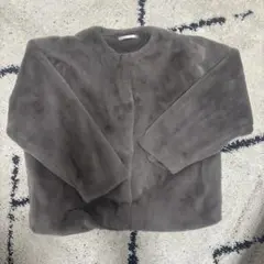 RETRO GIRL ボアジャケット　ブルゾン　レトロガール　M グレー