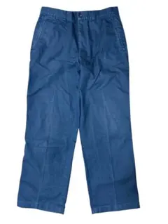 青のワークパンツ