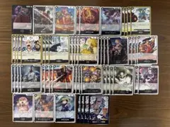 ワンピース 決戦の刻 黒 ヤマト デッキパーツ R以下 ほぼ4コン SRあり