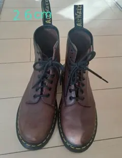 Dr. Martens ブラウン 8ホールブーツ 39 EU