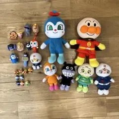 アンパンマン ぬいぐるみとフィギュアセットまとめ売り