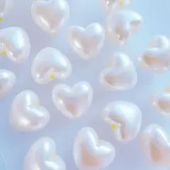 ◎パールハートビーズ カスタムボールペン対応