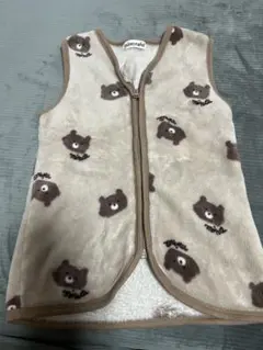 クマ柄フリーススリーパー