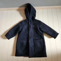 組曲　キッズブラックフード付き コート K