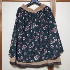 axes femme スカート　リバーシブル