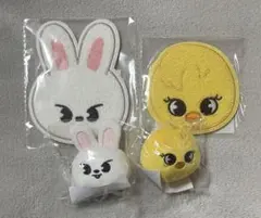 stray kids リノ フィリックス 刺繍コースター ぬいぐるみマグネット