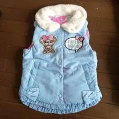 超美品♡アースマジック♡マフィーちゃんリバーシブルダウンベスト②