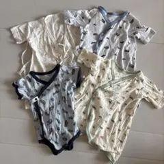 ベビー コンビ肌着3枚とボディ肌着1枚 合計4枚セット