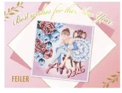 フェイラー バレリーナ バレエ　タオルハンカチ　新品未使用