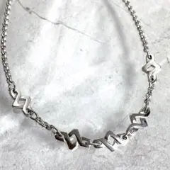 GIVENCHY ジバンシー ロゴ ネックレス シルバー