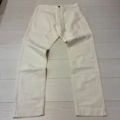 新品未使用 アバハウス ファティーグパンツ ダック アイボリー シンチバック