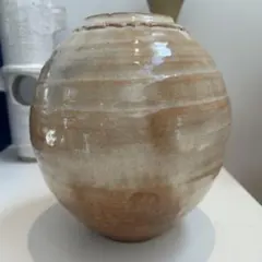 0237　萩焼 花入 窯元 天鵬山 花瓶 花器 フラワーベース 萩焼 天鵬山 花瓶 花器 フラワーベース - メルカリ