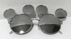 ミッキー型 サングラス 黒