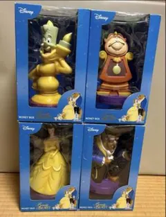 Disney 美女と野獣 フィギュア 4点セット
