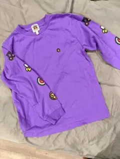 BAPE KIDS 長袖Tシャツ 140cm パープルのサムネイル