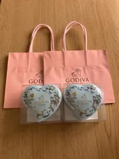 GODIVA 2026 ハート缶 Gキューブ　&Gクリスピー　2個セットのサムネイル
