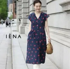IENA アネモネ　スキッパーシャツワンピース36