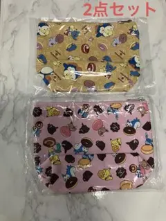早い物勝ち！【新品】ミスド　ポケモンポーチ　2点セット