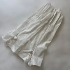 ホワイト レース付き 手袋