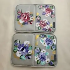 お薬手帳ケースセット334 トールペイント　手書き　ハンドメイド　薔薇