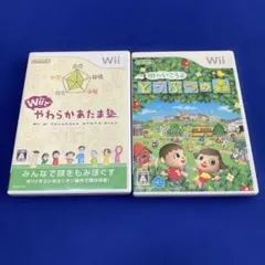 Wii やわらかあたま塾 & どうぶつの森 セット