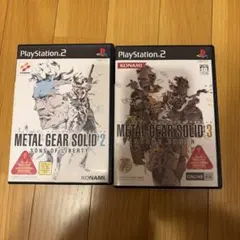 METAL GEAR SOLID 2 ,3 PS2