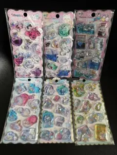 【高評価】動物ウォーターシールC海外限定6枚セット