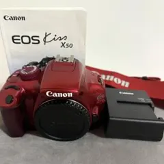 2026年最新】canon EOS Kiss X50 レッドの人気アイテム - メルカリ