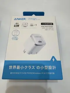 Anker Nano Charger 45W with USB-C ケーブル