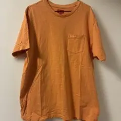 Supreme ポケットTシャツ オレンジ XL