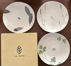 LA AMYS 植物モチーフ 皿 3枚セットのサムネイル