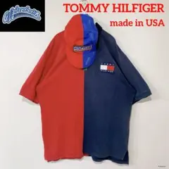 90s USA製 TOMMY HILFIGER ポロシャツ & キャップ セット