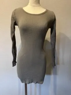 GYDA リボン付きミニワンピース