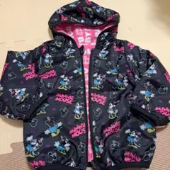 BABY DOLL ミニーマウス フード付きアウター リバーシブル　80cm