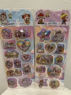 ラブブボンボンドロップウォーターシール 2点セット　シール交換大人気大きいサイズ