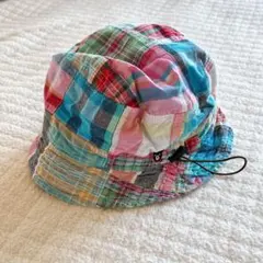 DOUBLE.B チェック柄 バケットハット