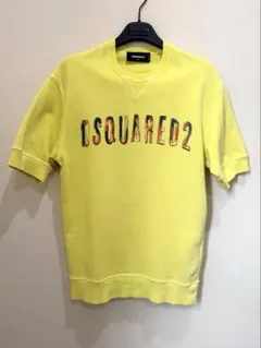 《DSQUARED2》レア‼︎半袖スウェット Tシャツ イエローロゴ M 正規品
