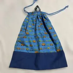 車柄☆体操服入れ　着替え袋