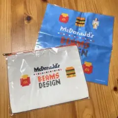 マクドナルド マック 福袋2025 クリーナークロスとポーチ 2点セット